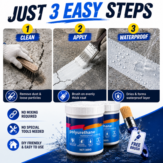 LeakShield Pro Waterproof Glue Solution with Brush (Buy 1 Get 1 Free)
