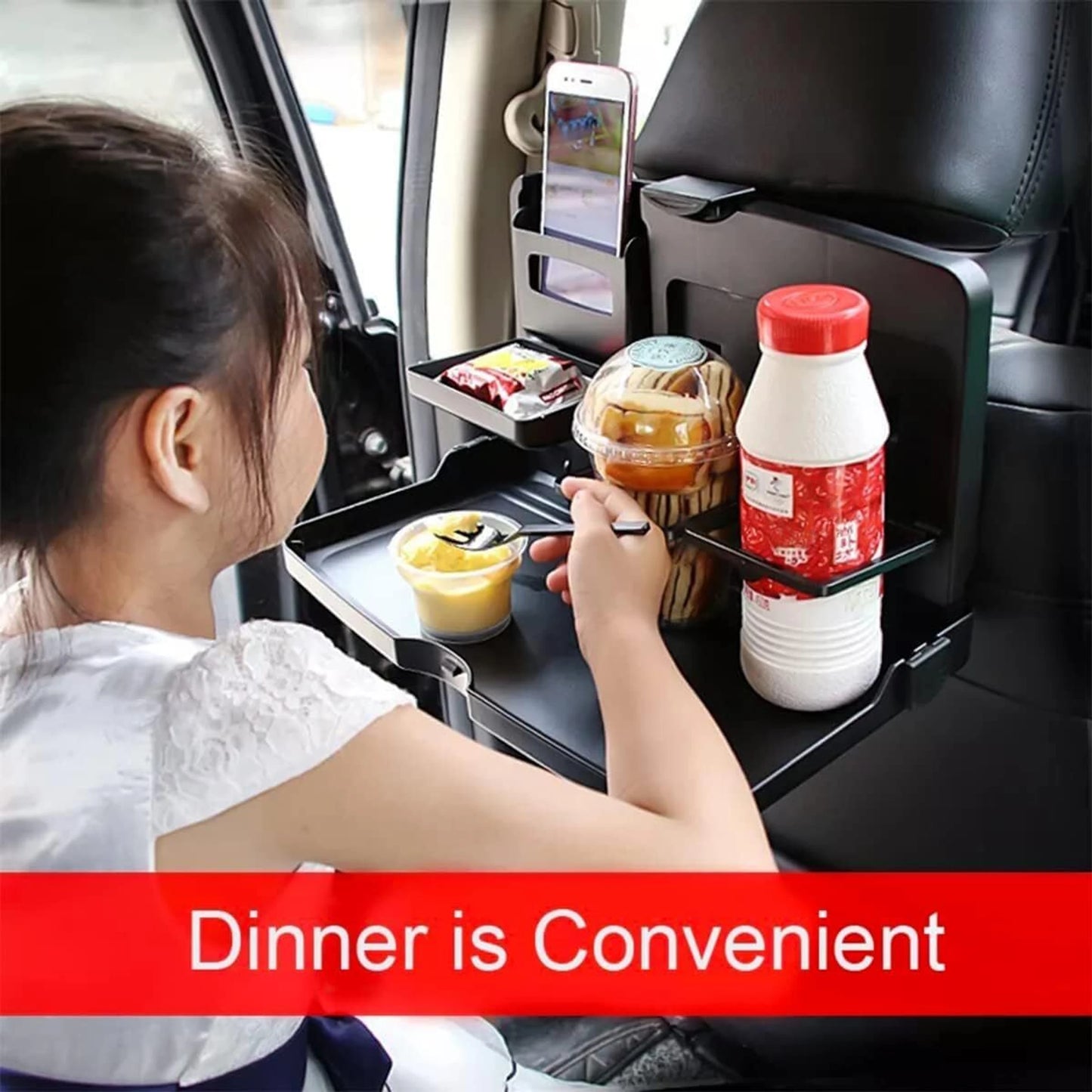 Car Back Seat Folding Food Tray
