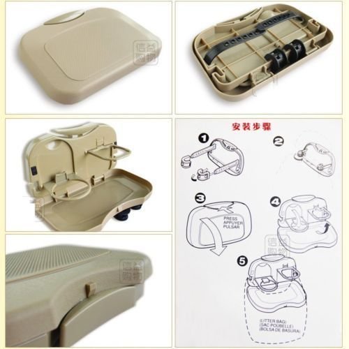 Car Back Seat Folding Food Tray