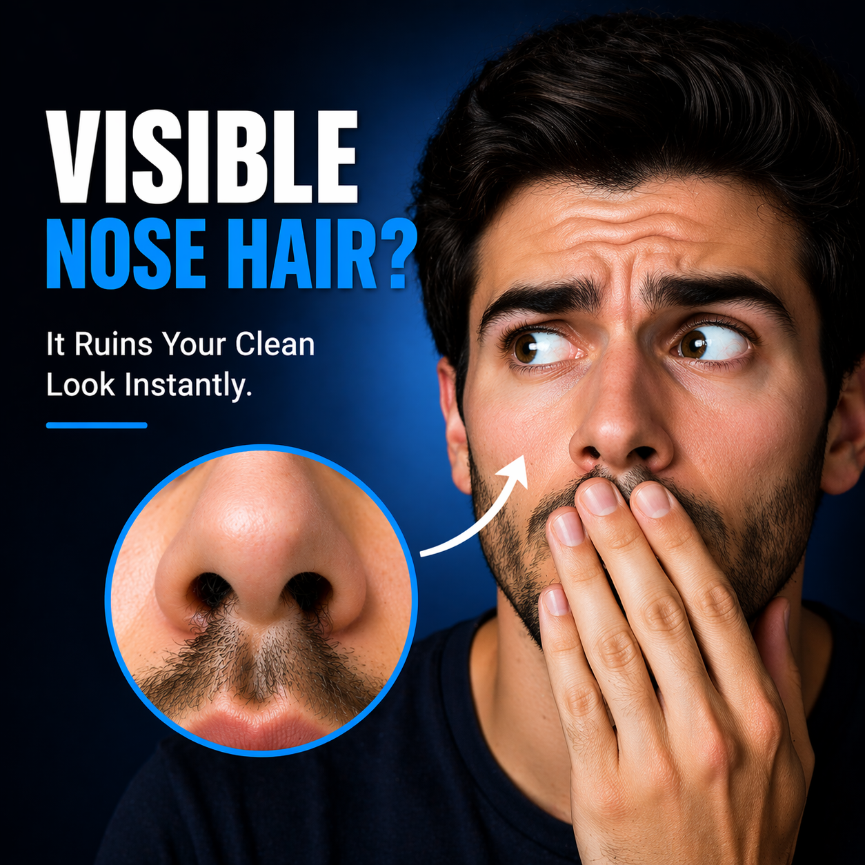 TrimEase Pro™ – Safe & Painless Nose Hair Trimmer