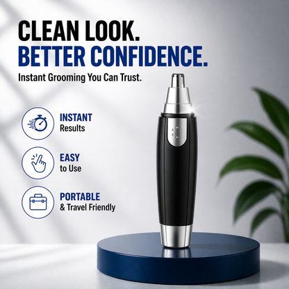 TrimEase Pro™ – Safe & Painless Nose Hair Trimmer
