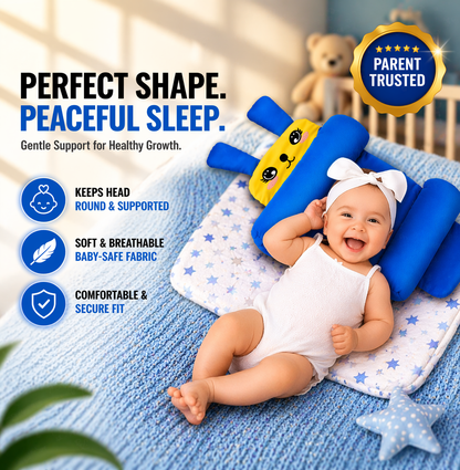 Baby Head Shaping Pillow Neck & Head Support Soft