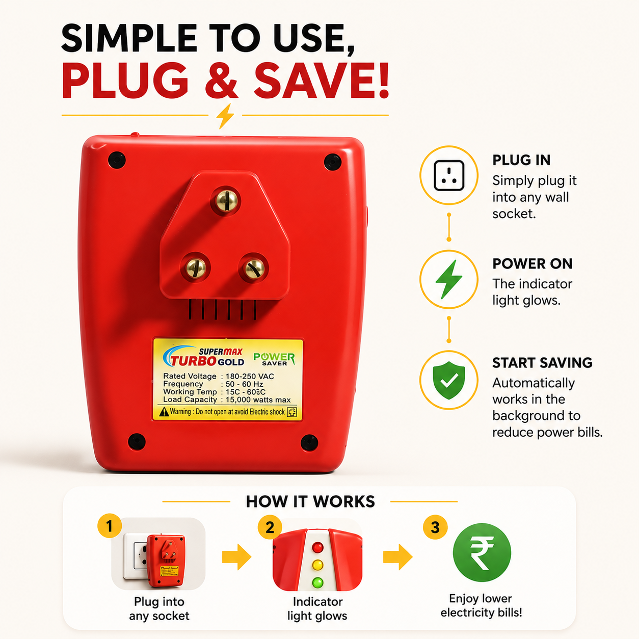 Smart Home Electricity Optimizer  Limited Time offer Upto 50% Off