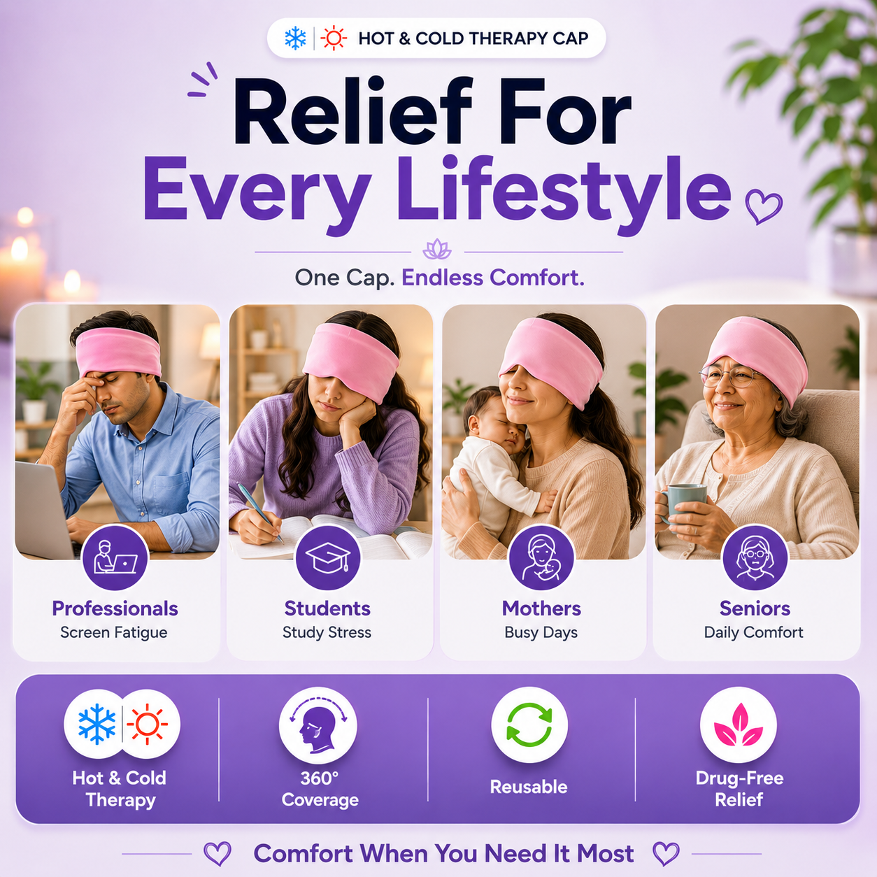 Relax & Recover Cap Limited Time Offer – BUY 1 GET 1 FREE