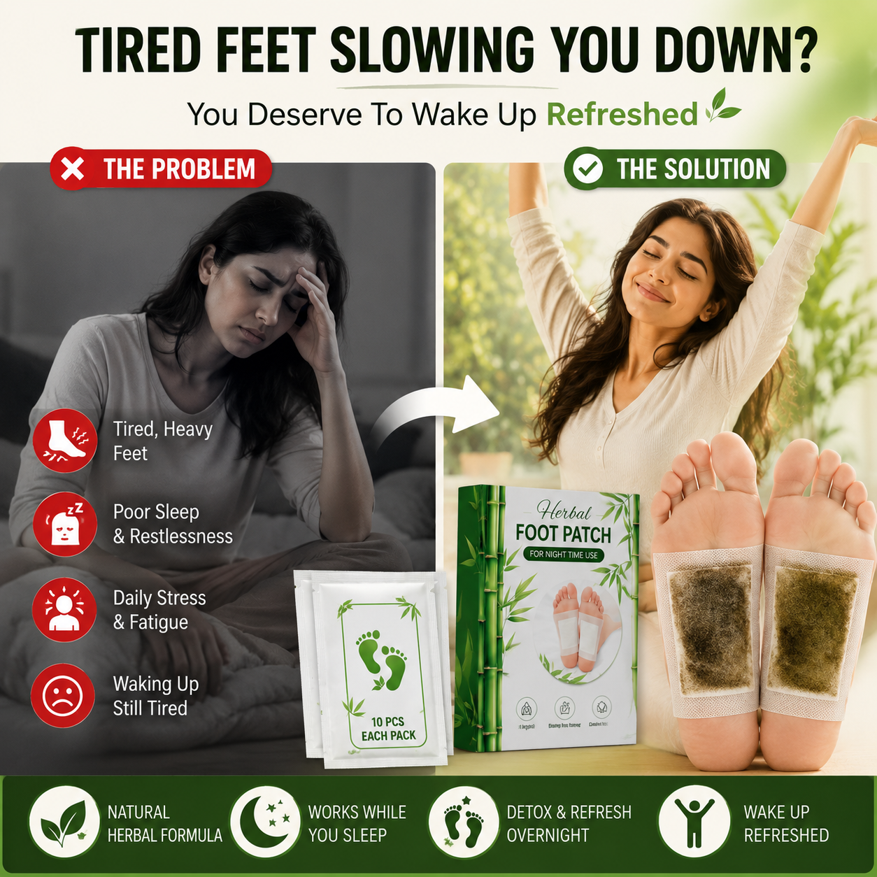 WakeFresh Overnight Wellness Patches Buy 1 Get 1 Free