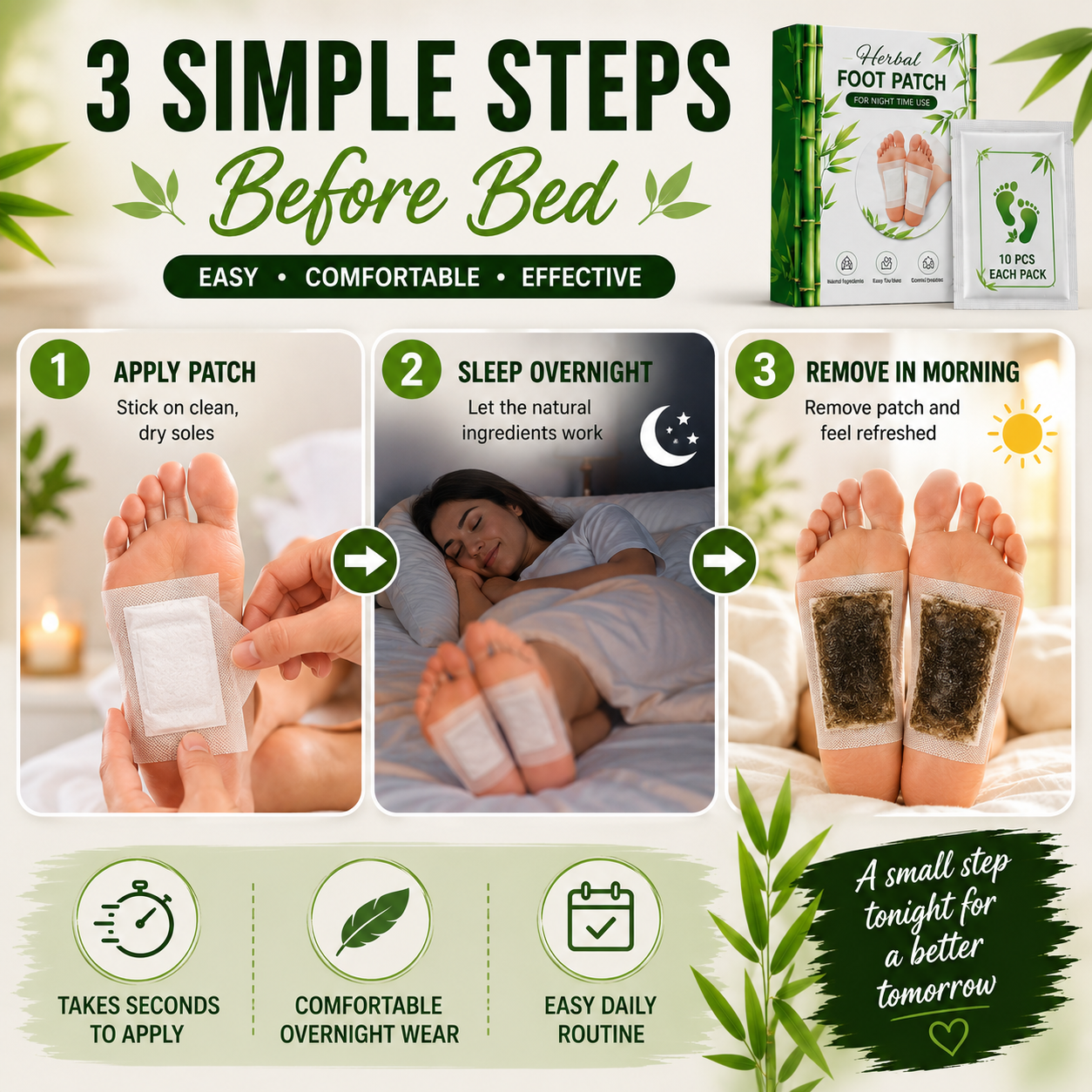 WakeFresh Overnight Wellness Patches Buy 1 Get 1 Free