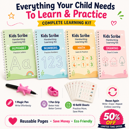 KidsScrib Handwriting Learning Kit
