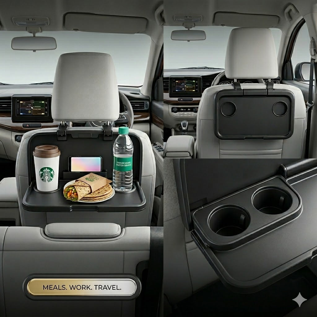 Car Back Seat Folding Food Tray