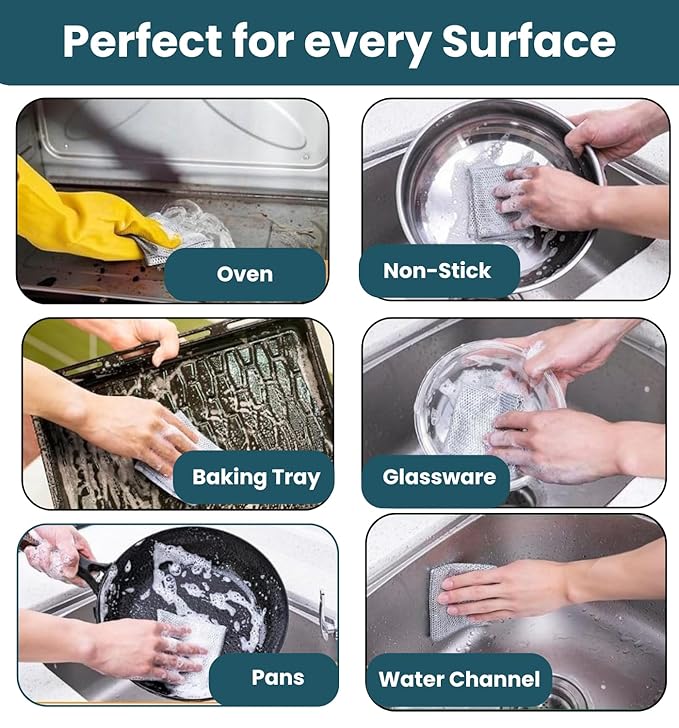 Pro-Wire Kitchen Scrubber (Wet & Dry)